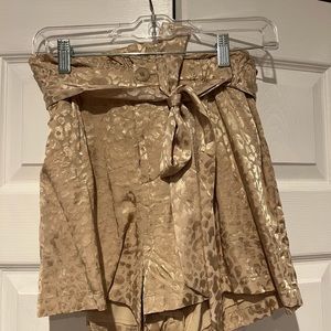 Kittenish leopard shorts